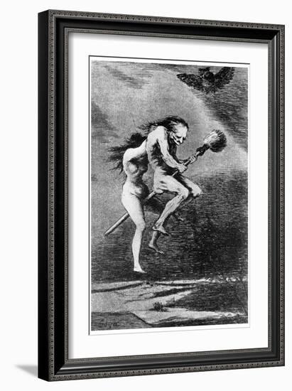 Witch Hunt: Witches, C1799-Francisco de Goya-Framed Giclee Print