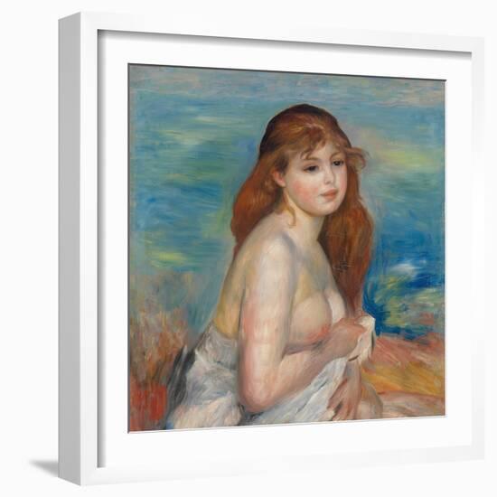 After the Bath-Pierre-Auguste Renoir-Framed Giclee Print