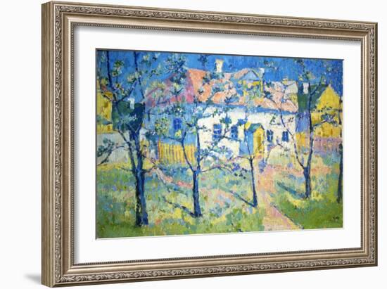 Spring - Blossoming Garden, 1904-Kazimir Malevich-Framed Giclee Print