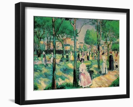 On the Boulevard, 1903-Kazimir Malevich-Framed Giclee Print