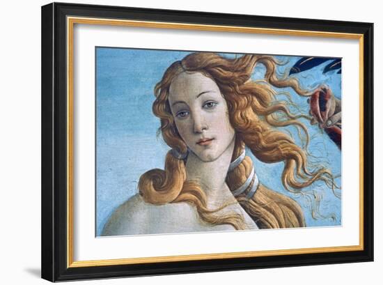 The Birth of Venus (Detail), C1485-Sandro Botticelli-Framed Giclee Print