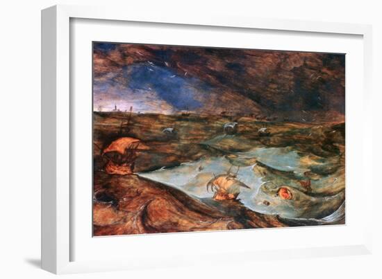 The Storm, 1569-Pieter Bruegel the Elder-Framed Giclee Print