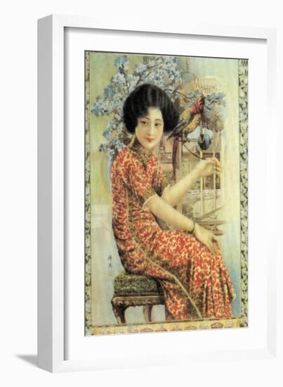 Shanghai Advertising Poster, C1930s-null-Framed Giclee Print