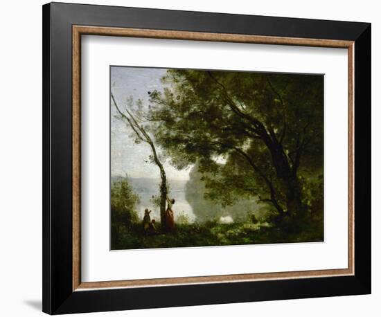 Memory of Mortefontaine, France, 1864-Jean-Baptiste-Camille Corot-Framed Giclee Print