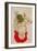 Female Nude Seated on Red Drapery-Egon Schiele-Framed Giclee Print