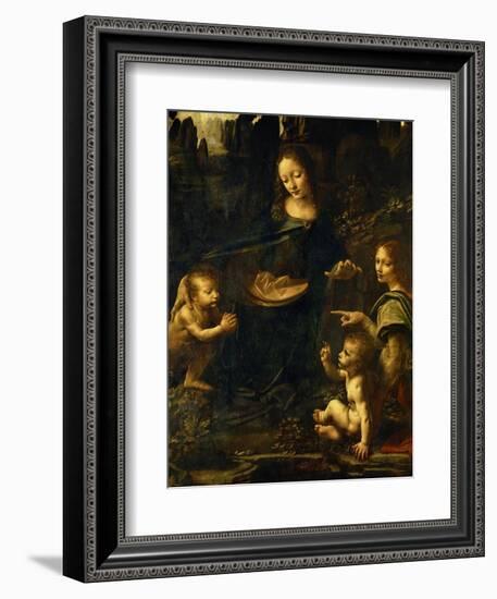 The Madonna of the Rocks-Leonardo da Vinci-Framed Giclee Print