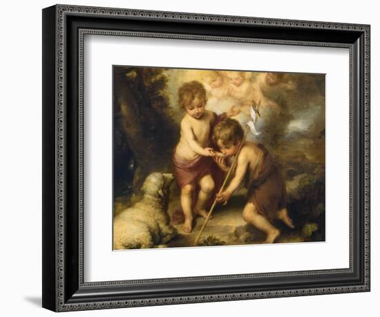 The Children of the Shell-Bartolome Esteban Murillo-Framed Giclee Print