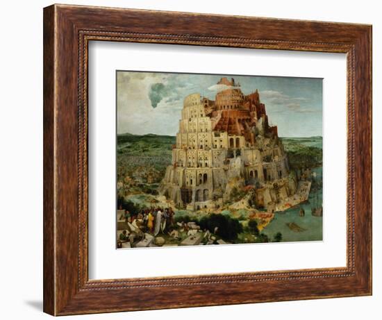 The Tower of Babel, 1563-Pieter Bruegel the Elder-Framed Giclee Print