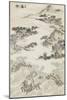 Manga, volume 3 : les lutteurs-Katsushika Hokusai-Mounted Giclee Print