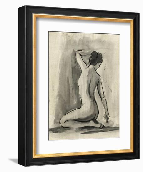 Sumi-e Figure I-Ethan Harper-Framed Art Print