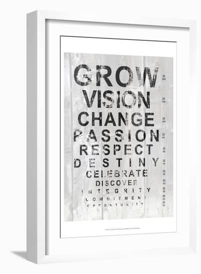 Eye Chart II-Andrea James-Framed Art Print