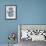 Eastern Indigo II-Megan Meagher-Framed Art Print displayed on a wall