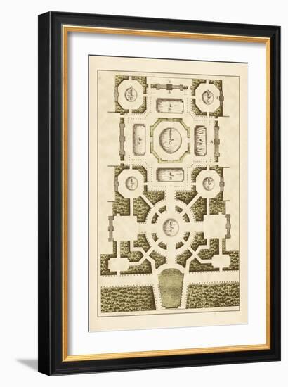 Garden Maze III-Blondel-Framed Art Print