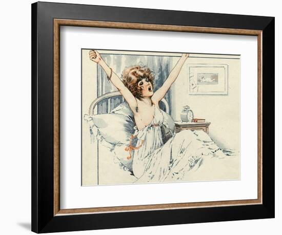 La Vie Parisienne, Maurice Milliere, 1919, France-null-Framed Giclee Print