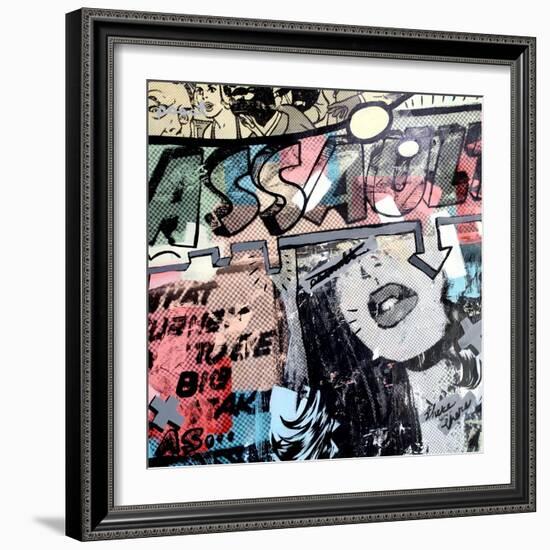 Assault-Dan Monteavaro-Framed Giclee Print