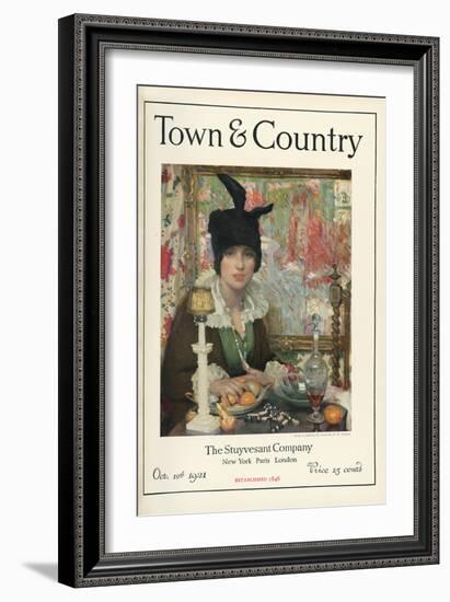 Town & Country, October 10th, 1921-null-Framed Art Print