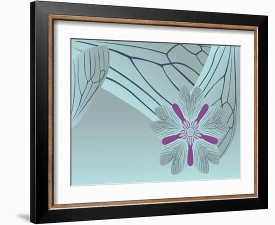 Cool Blue Tora Night-Belen Mena-Framed Giclee Print