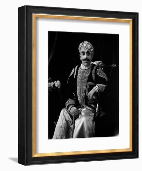 Major-General H.H. Maharajadhiraja Maharana Shri Sir Bhopal Singh Bahadur-James Lafayette-Framed Giclee Print