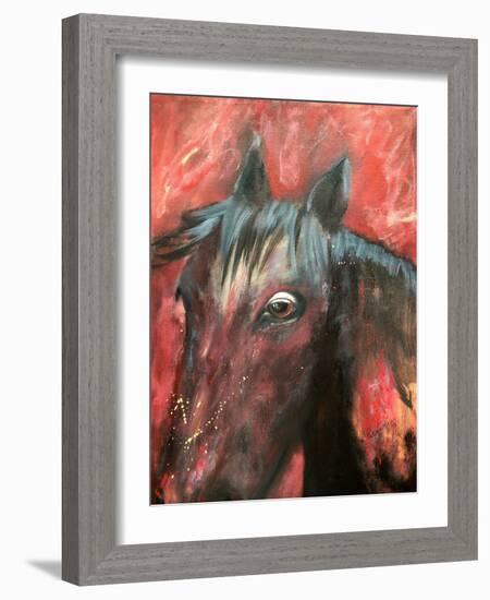 Old Sad Eyes-Ruth Palmer-Framed Art Print