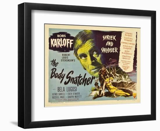 The Body Snatcher, 1945-null-Framed Art Print