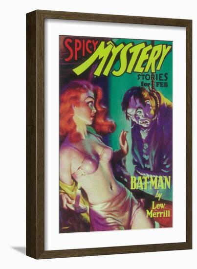 Spicy Mystery Stories-null-Framed Art Print