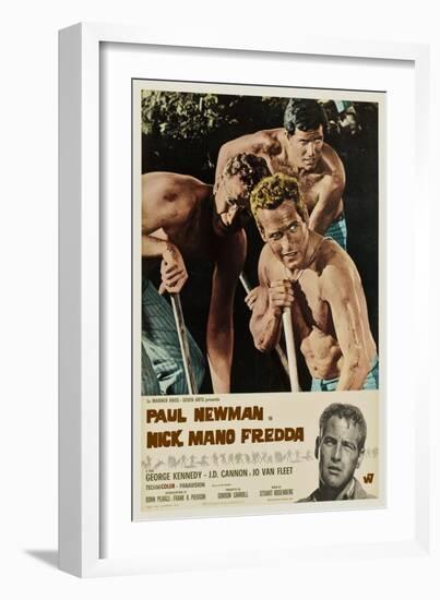 Cool Hand Luke, Italian Movie Poster, 1967-null-Framed Art Print