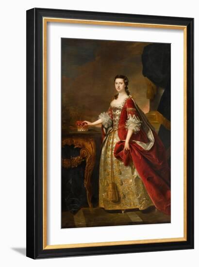 Anne, Countess of Dumfries, 1763-Thomas Hudson-Framed Giclee Print