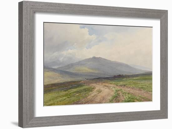 Yes Tor Near Okehampton, Dartmoor , C.1895-96-Frederick John Widgery-Framed Giclee Print