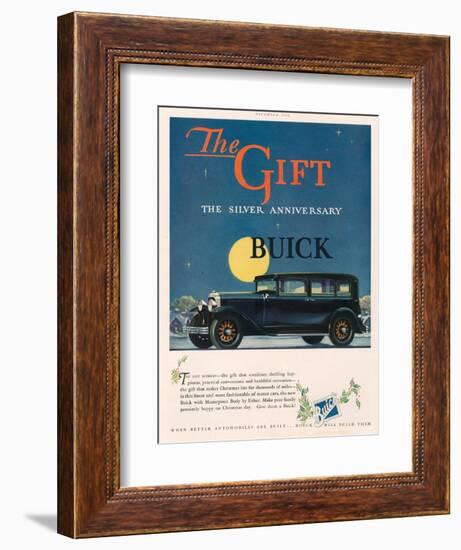 Buick, Magazine Advertisement, USA, 1928-null-Framed Giclee Print