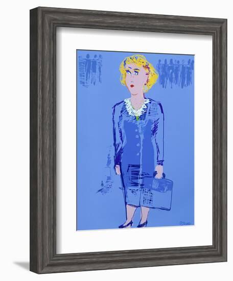 Business Woman-Diana Ong-Framed Giclee Print