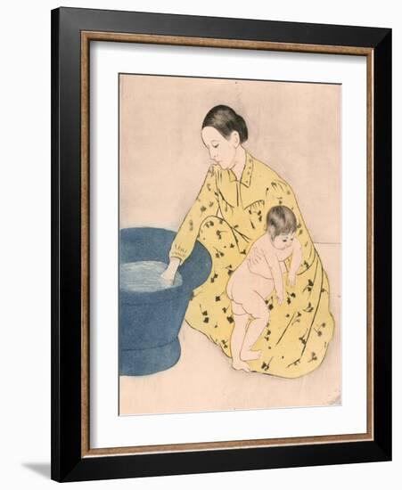 Bath, 1891-Mary Cassatt-Framed Giclee Print