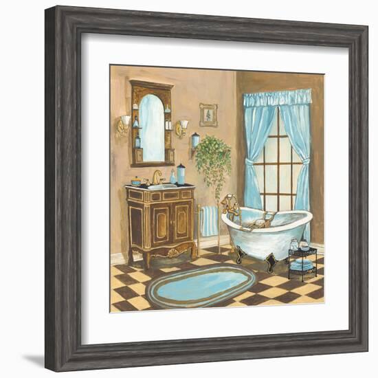 Bain de Cru I - Blue-Gregory Gorham-Framed Art Print