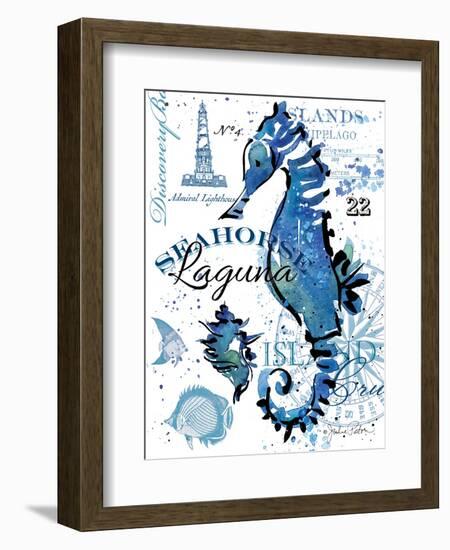 Seahorse Laguna-Julie Paton-Framed Art Print