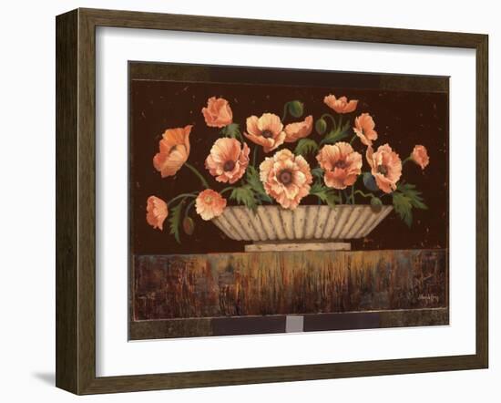 Elegant Poppies-Jillian Jeffrey-Framed Art Print