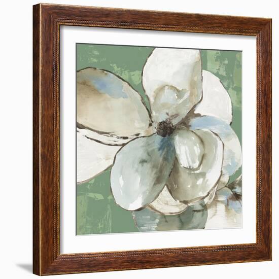 Emerald Flower II-Asia Jensen-Framed Art Print