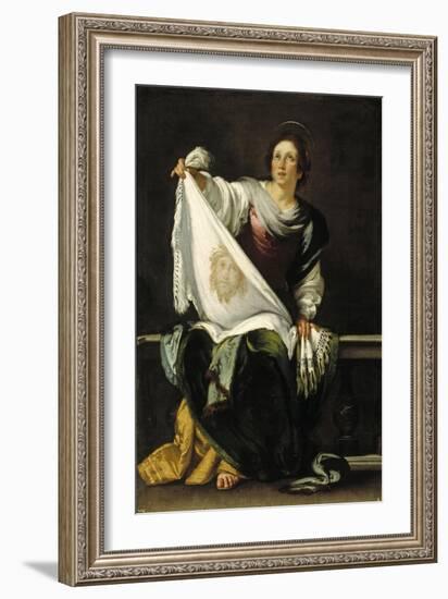 Saint Veronica, 1620-1625-Bernardo Strozzi-Framed Giclee Print