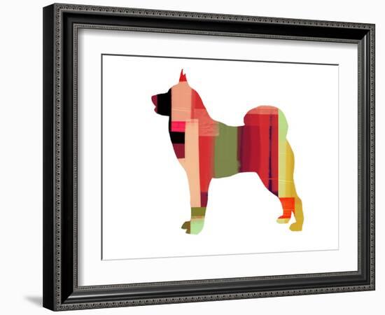 Husky-NaxArt-Framed Art Print