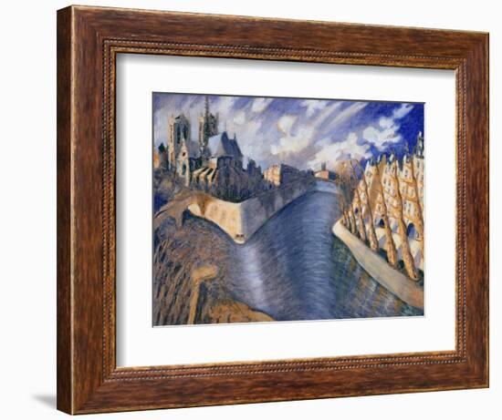 Notre Dame Cathedral, Paris, 1986-Charlotte Johnson Wahl-Framed Giclee Print