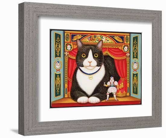 Ambrose the Theatre Cat, 2007-Frances Broomfield-Framed Giclee Print