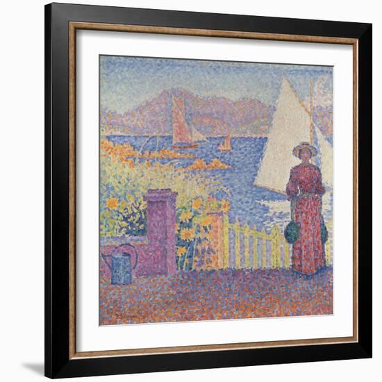 At St. Tropez-Paul Signac-Framed Giclee Print