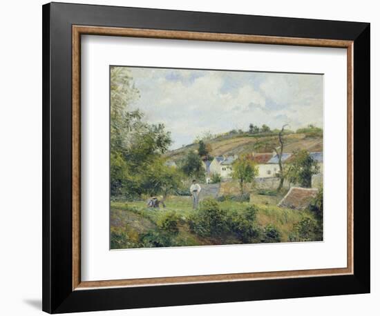 L'Hermitage, Pontoise, 1878-Camille Pissarro-Framed Giclee Print