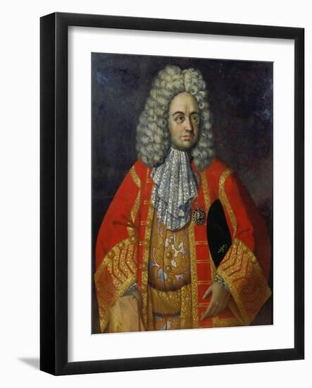 Portrait of Grigorij Dmitriewitsch Stroganoff-Roman Nikititsch Nikitin-Framed Giclee Print