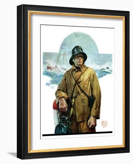 "Storm at Sea,"November 6, 1926-Edgar Franklin Wittmack-Framed Giclee Print