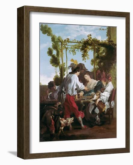 The Morra Game-Johann Liss (Lys)-Framed Giclee Print