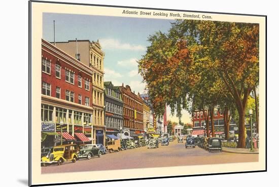 Atlantic Street, Stamford, Connecticut-null-Mounted Art Print