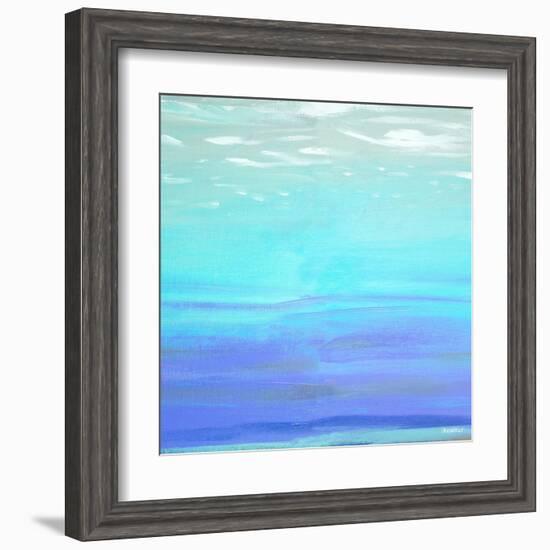 Aquatic Abstract-Dan Meneely-Framed Art Print