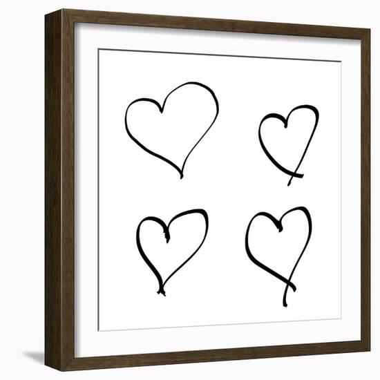 Handmade Hearts I-SD Graphics Studio-Framed Art Print