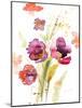 Watercolor Modern Poppies-Lanie Loreth-Mounted Art Print