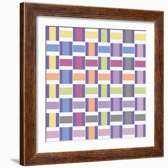 Mood Boost Weave 2-Melody Hogan-Framed Art Print