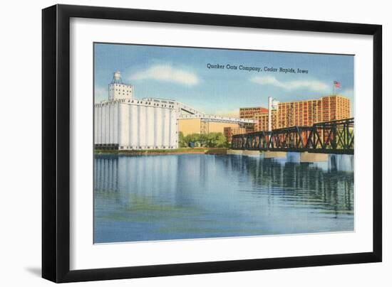 Quaker Oats Factory, Cedar Rapids, Iowa-null-Framed Art Print